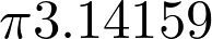  \pi ≈ 3.14159 