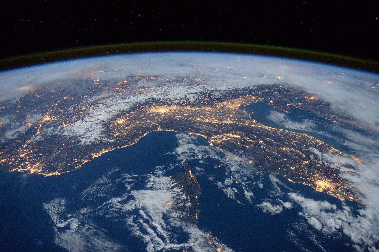 immagine della terra dallo spazio