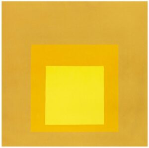 JOSEF ALBERS, Study for: Homage to the square “Towards Fall II”, 1961. Courtesy: Sotheby’s