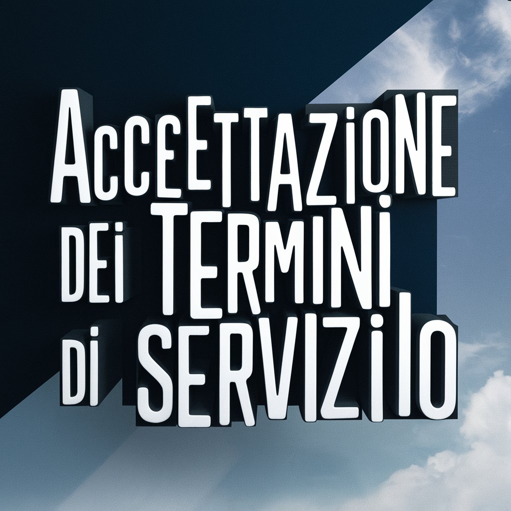 Accettazione dei termini di servizio